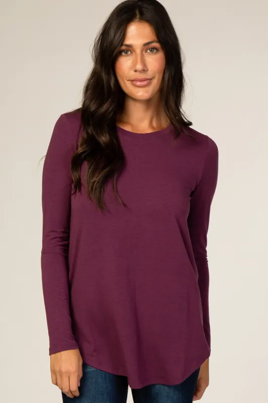 Plum Basic Top sold by Pinkblush