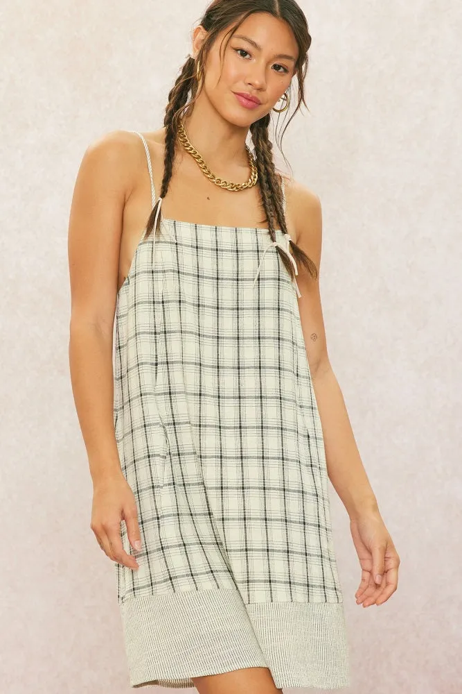 Natural Printed Linen Dress sold by Pinkblush product image thumbnail 4