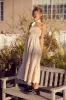 Beige Smocked Cut-Out Back Tiered Midi Dress sold by Pinkblush
