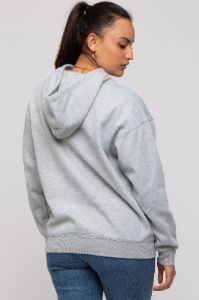 Heather Grey Basic Fleece Hoodie sold by Pinkblush