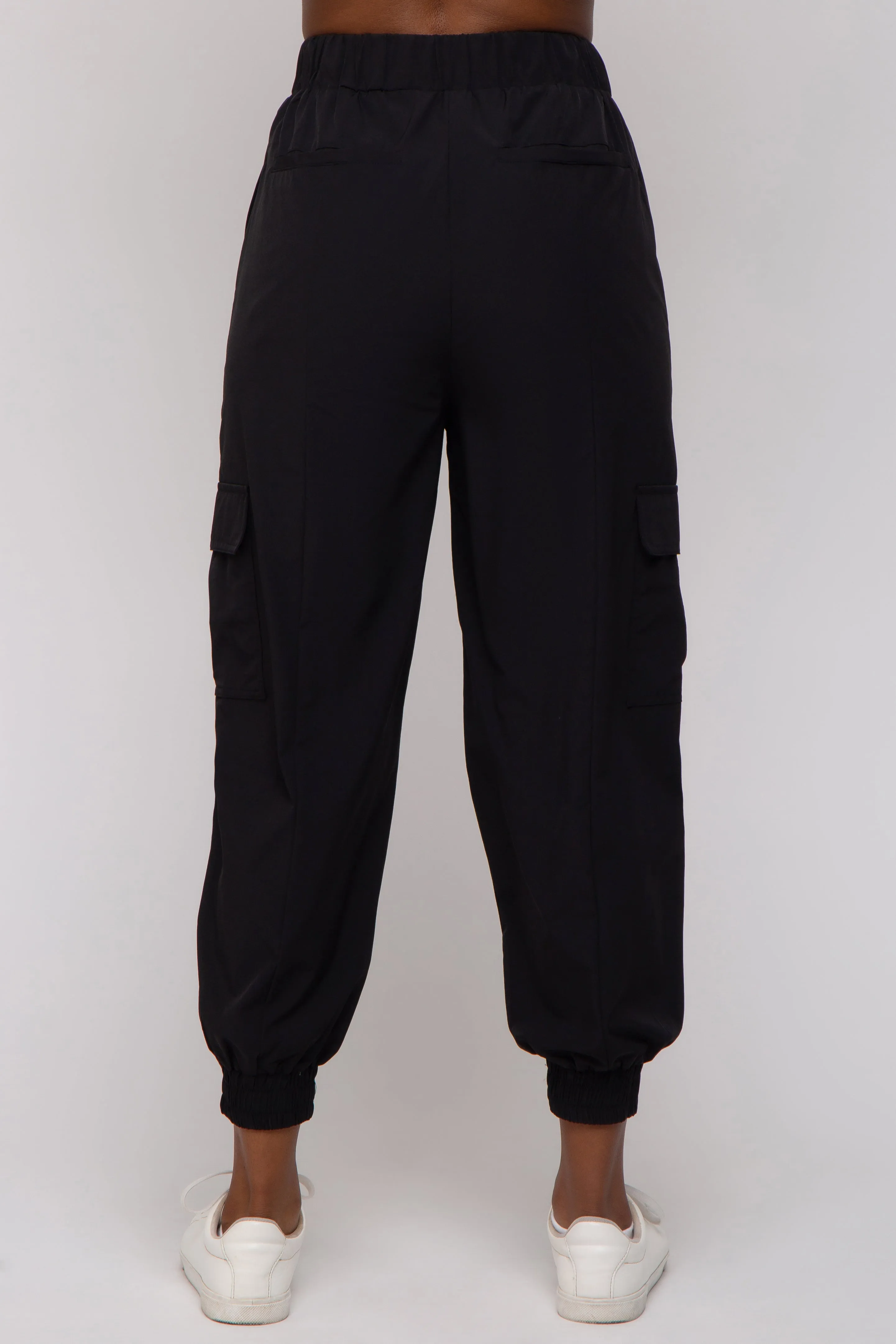 Black Cargo Joggers sold by Pinkblush product image thumbnail 5