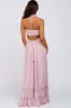 Mauve Halter Neck Cut Out Maxi Dress sold by Pinkblush