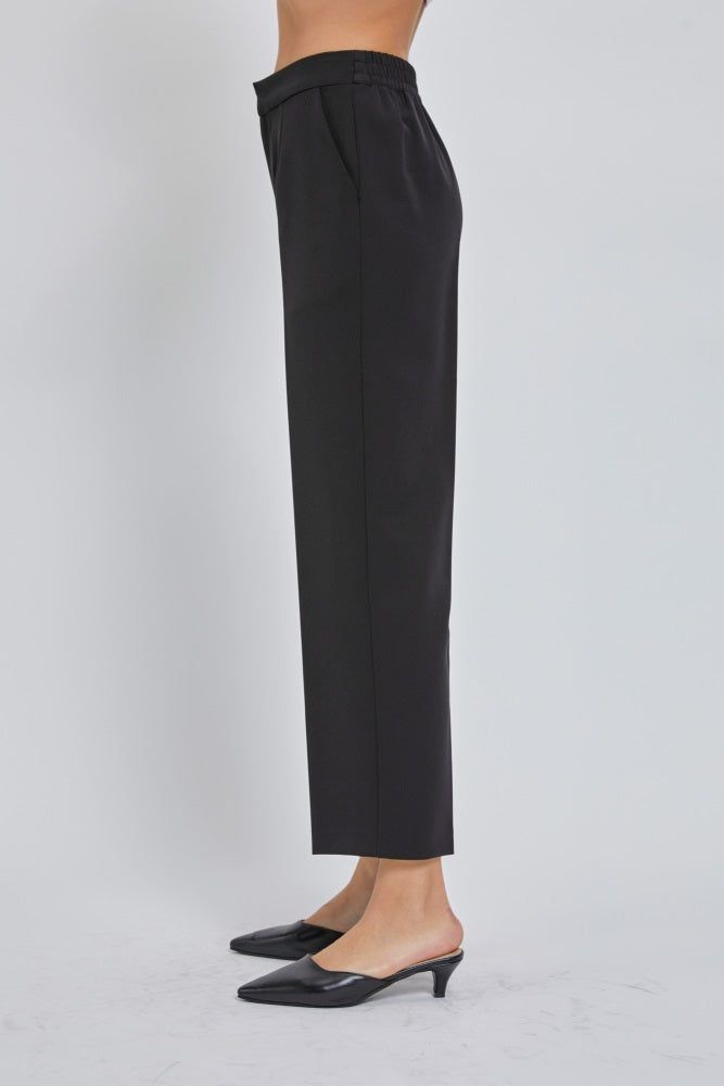 Black Crop Dress Pants sold by Pinkblush product image thumbnail 3