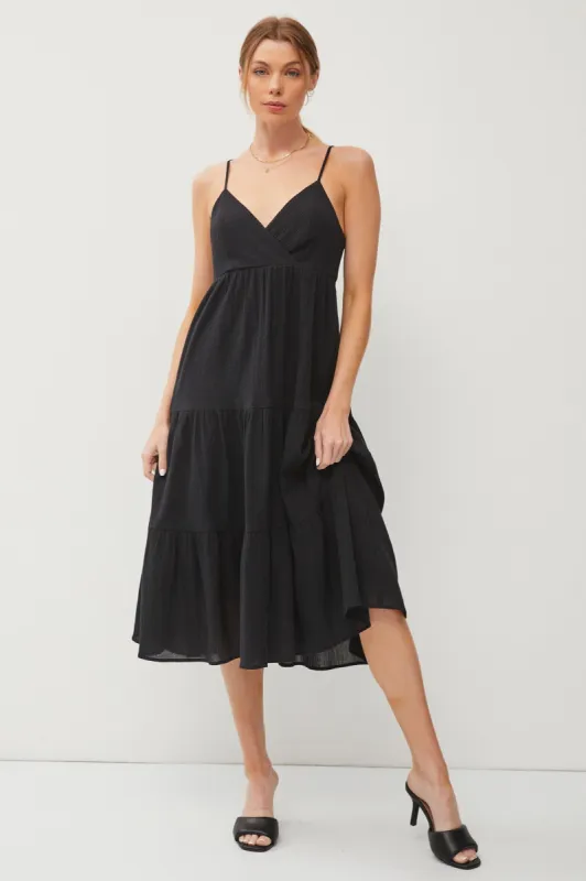 Black Sleeveless Maxi Dress sold by Pinkblush