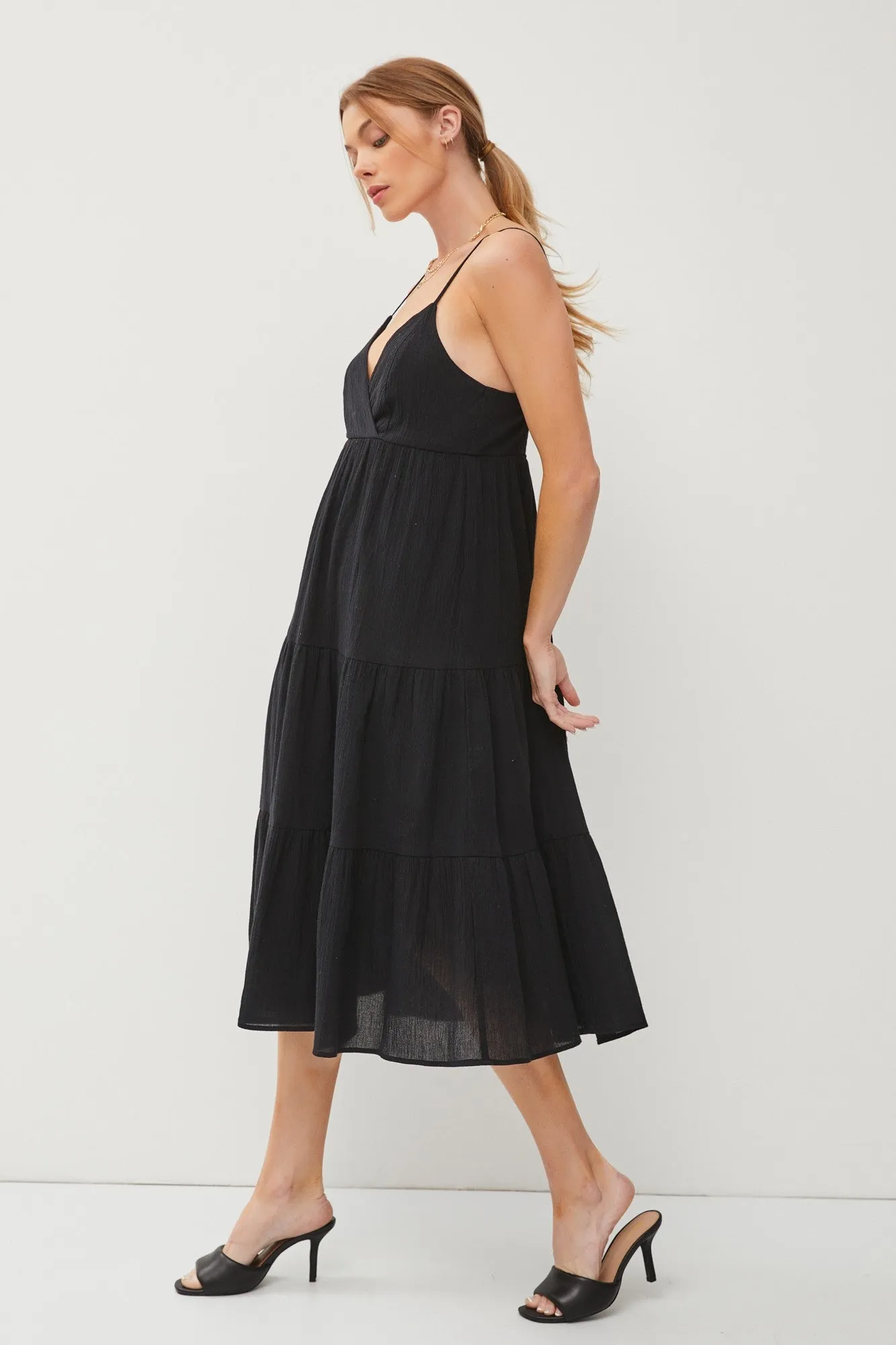 Black Sleeveless Maxi Dress sold by Pinkblush product image thumbnail 2