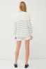 Blue Striped Cuff Sweater sold by Pinkblush