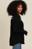 Black Embroidered Smocked Blouse sold by Pinkblush