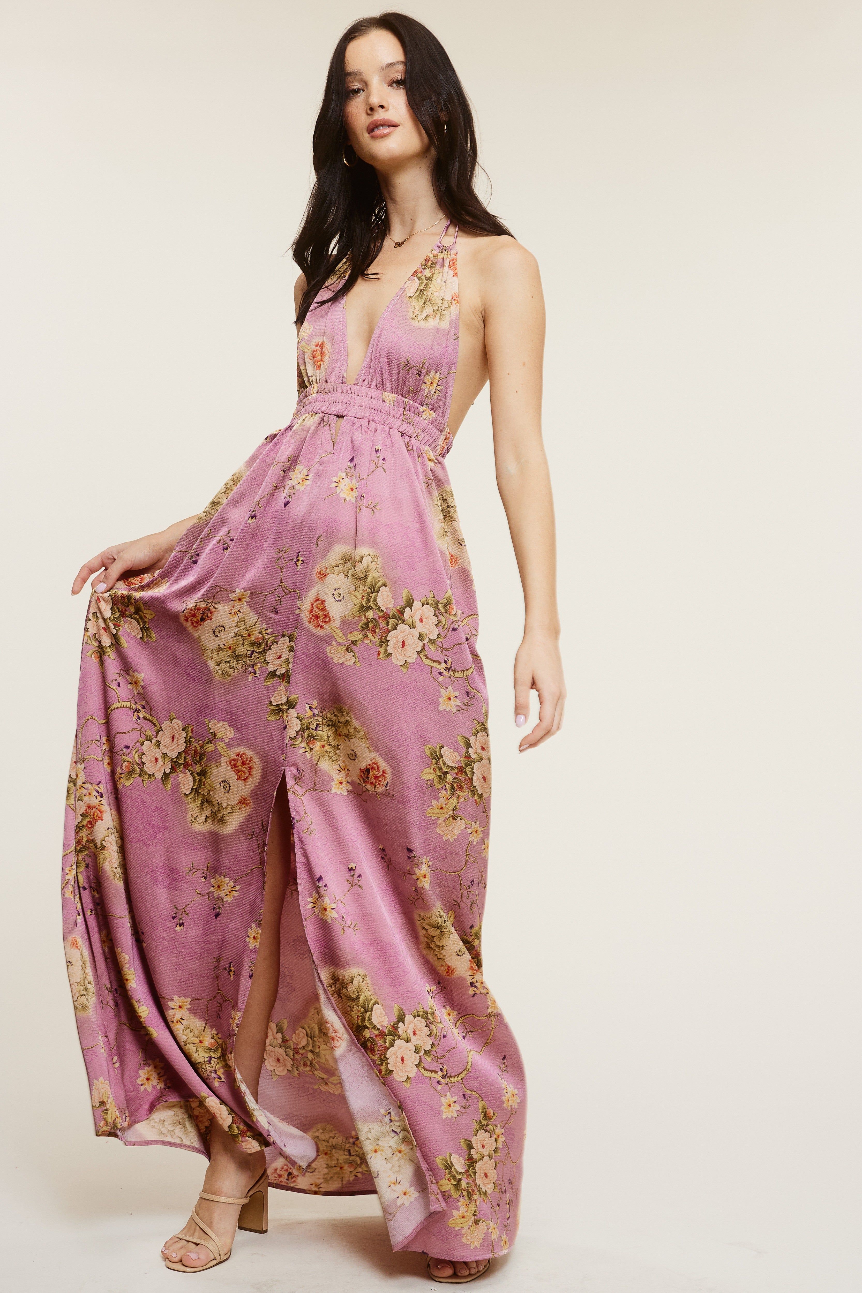Pink Floral Dress sold by Pinkblush product image thumbnail 2
