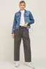 Navy Blue Distressed Cropped Denim Jacket sold by Pinkblush