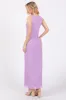 Lavender Mesh Overlay Midi Dress sold by Pinkblush