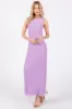 Lavender Mesh Overlay Midi Dress sold by Pinkblush