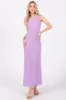 Lavender Mesh Overlay Midi Dress sold by Pinkblush