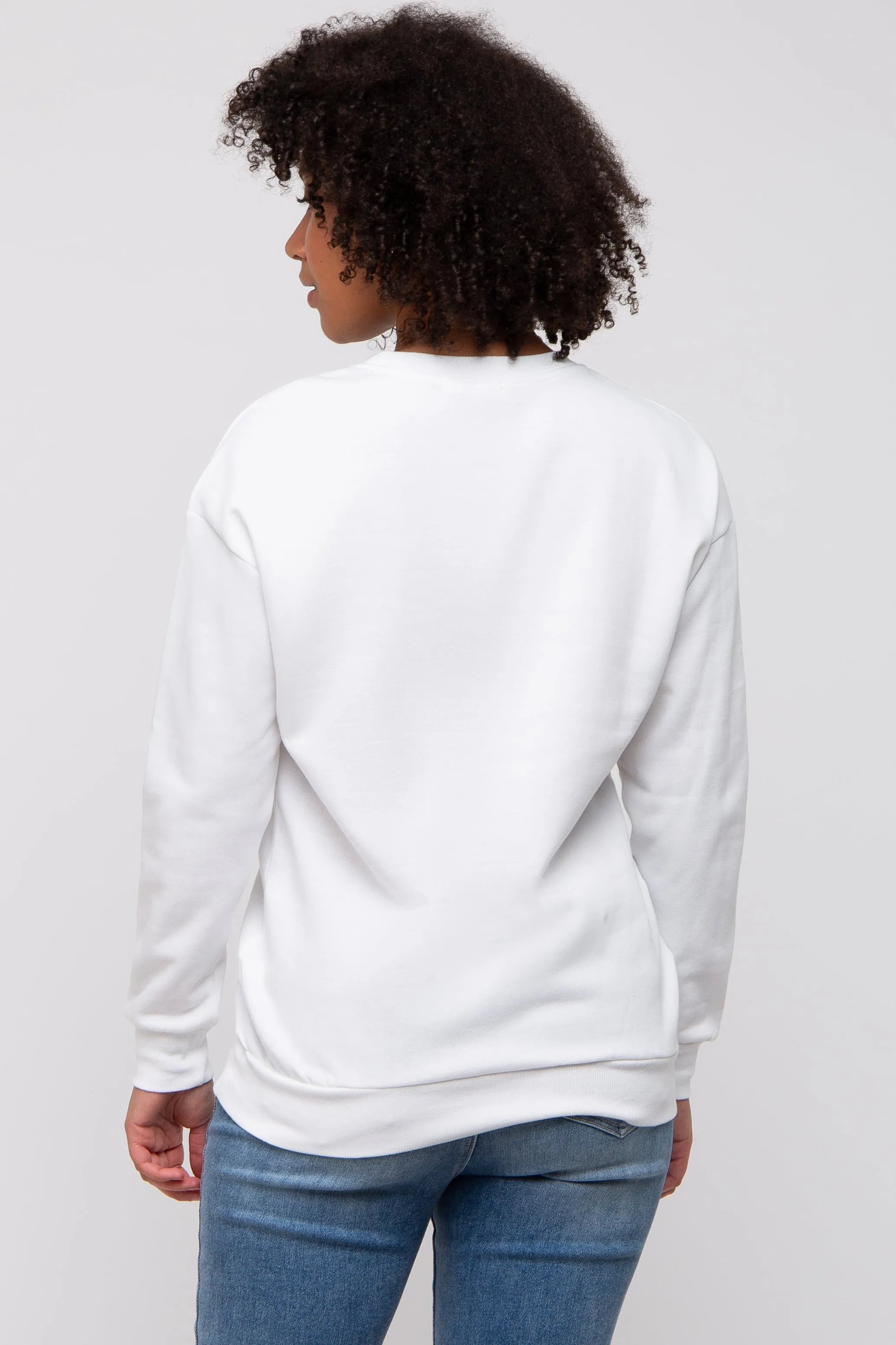 Ivory Pullover Sweatshirt sold by Pinkblush product image thumbnail 4