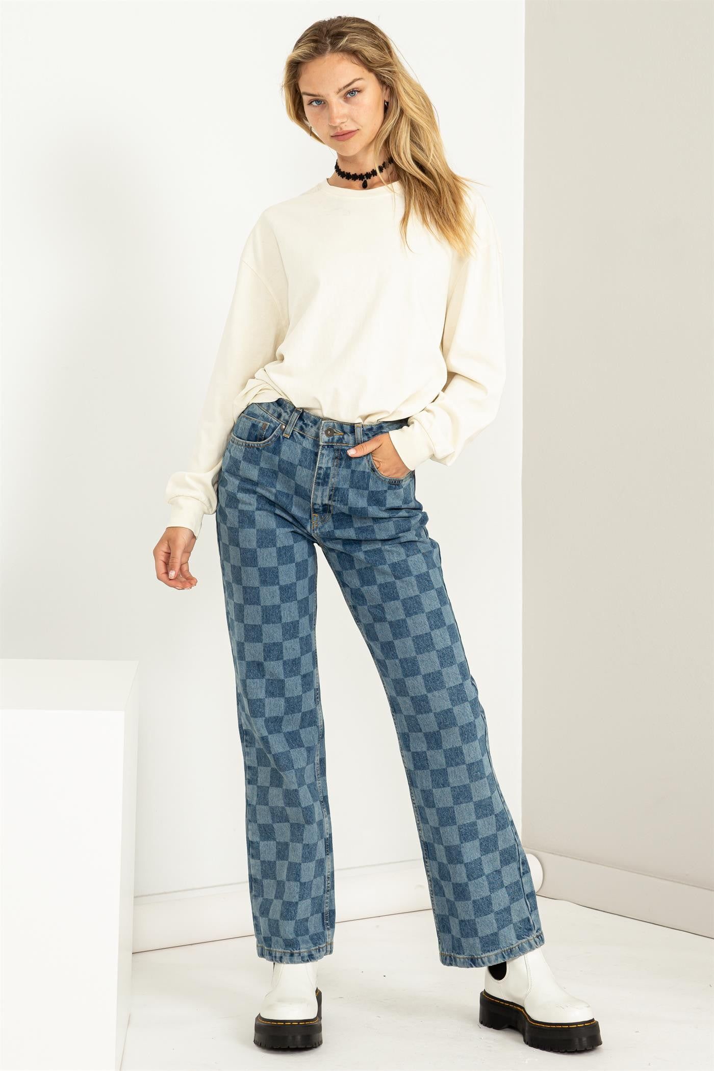 Cream Oversized Long Sleeve Top sold by Pinkblush product image thumbnail 2