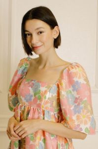 Multi Floral Print Baby Doll Dress sold by Pinkblush