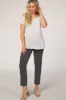 PinkBlush Charcoal Cropped Maternity Dress Pants sold by Pinkblush