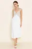 White Taupe Strappy Midi Sundress sold by Pinkblush