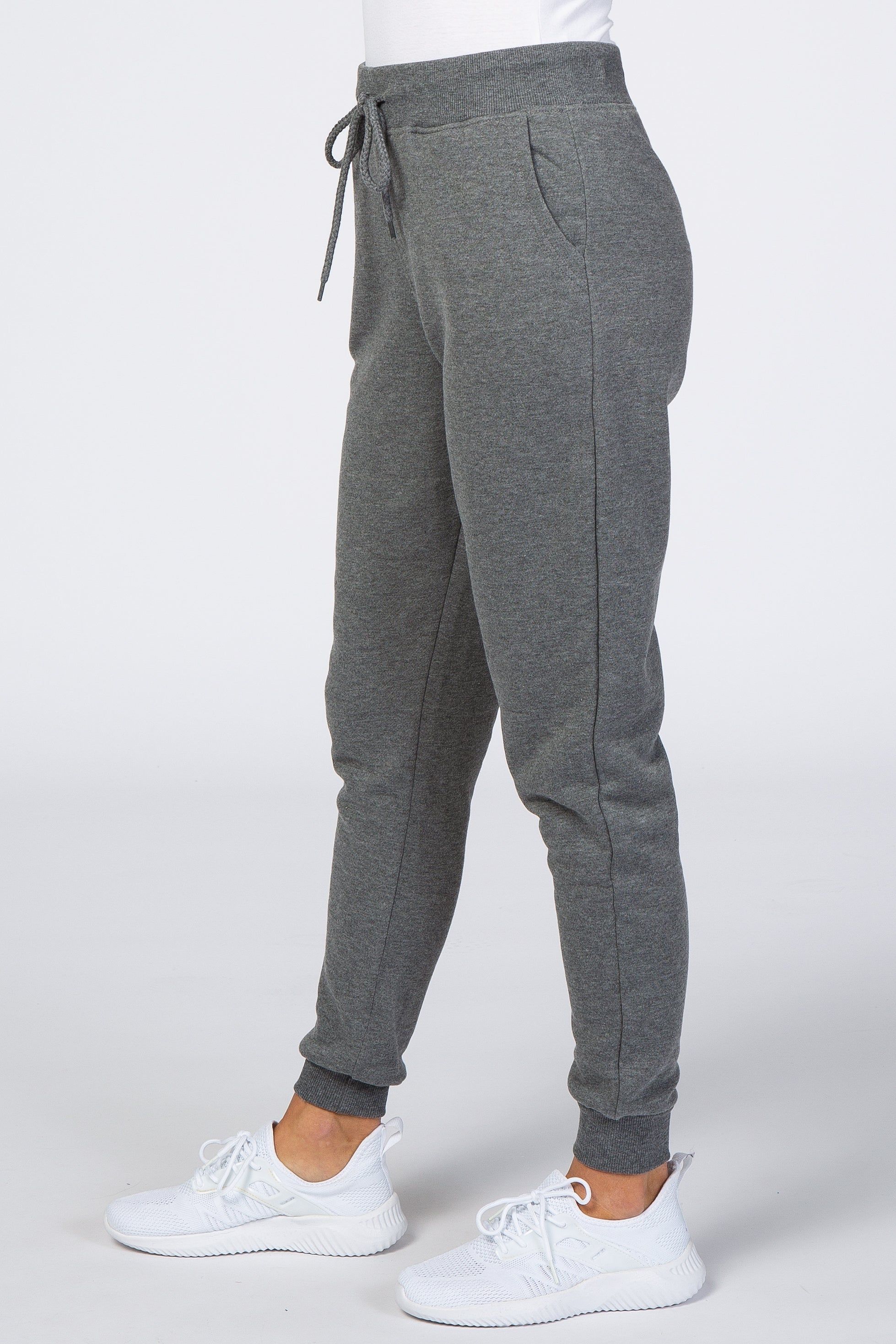 Grey Drawstring Sweatpants sold by Pinkblush product image thumbnail 3