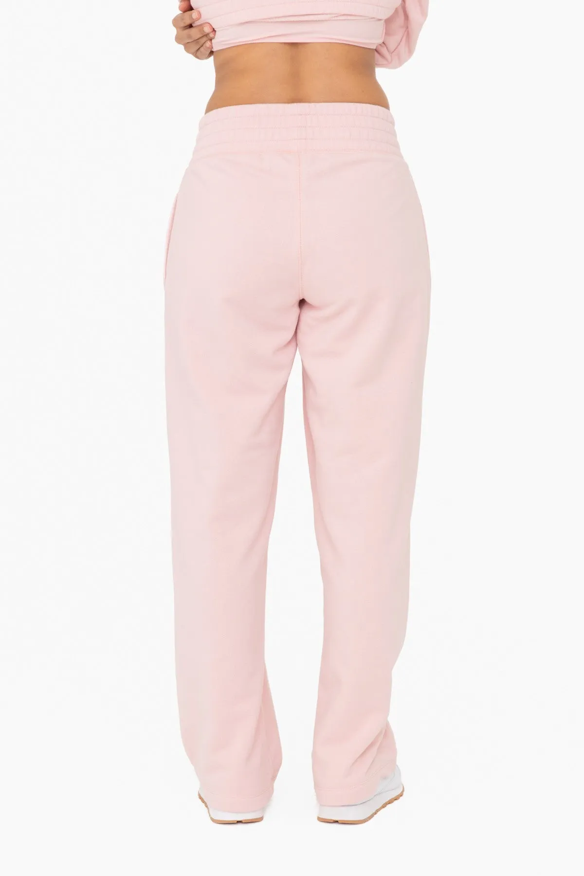 Light Pink Fleece Lined Lounge Pants sold by Pinkblush product image thumbnail 4