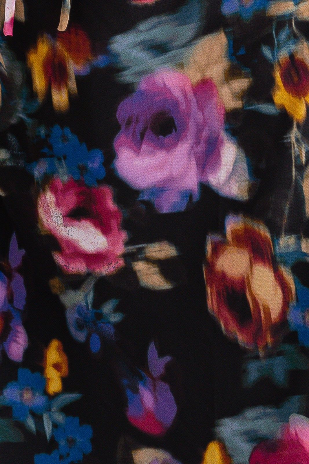 Black-Multi Floral Ruched Mini Dress sold by Pinkblush product image thumbnail 4