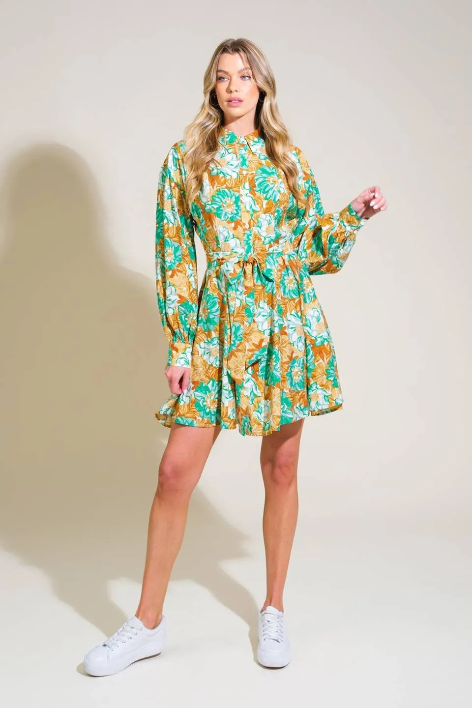Rust Turquoise Floral Romper sold by Pinkblush product image thumbnail 4