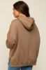 Mocha Drawstring Maternity Hoodie sold by Pinkblush