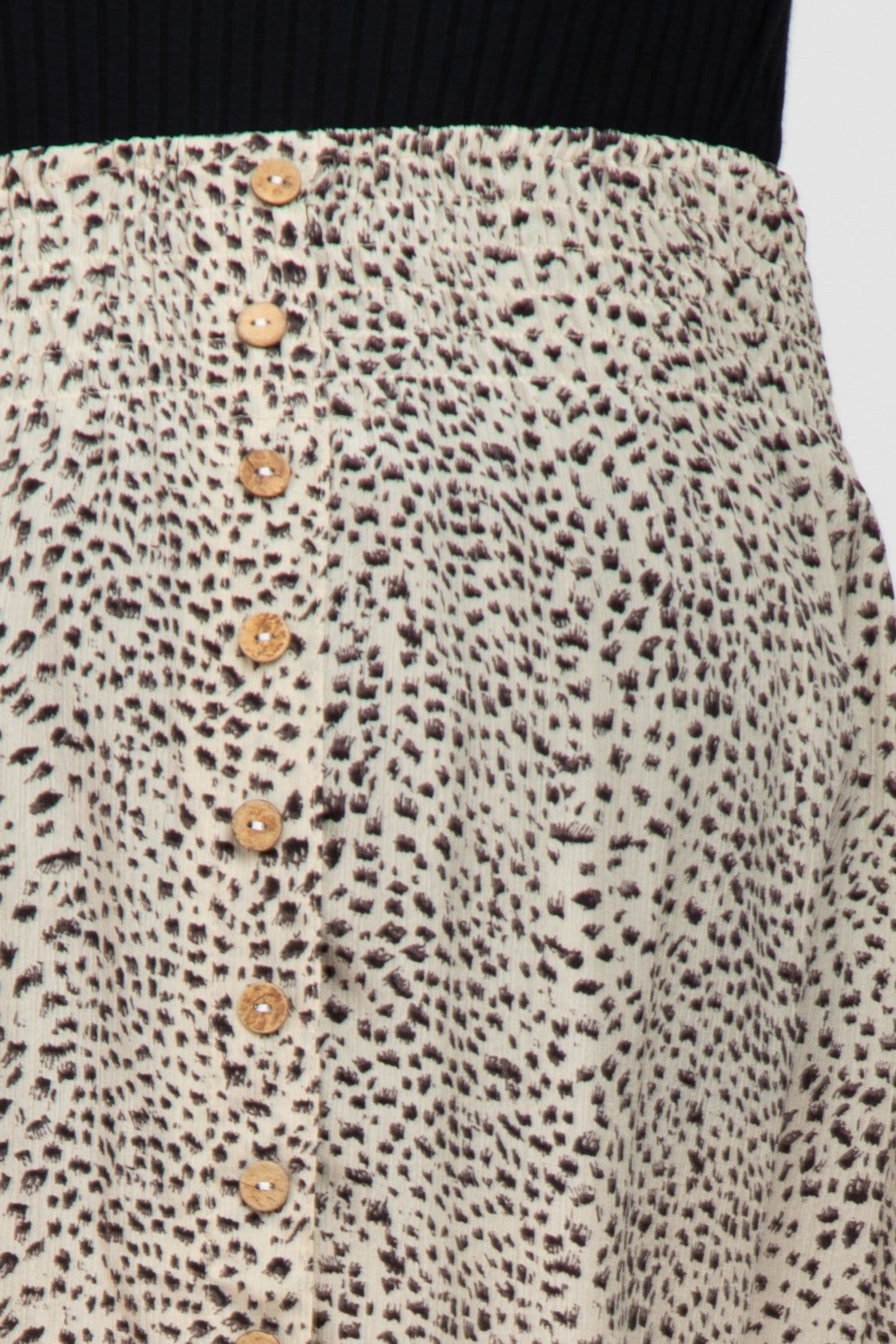 Ivory Animal Print Maternity Maxi Skirt sold by Pinkblush product image thumbnail 6