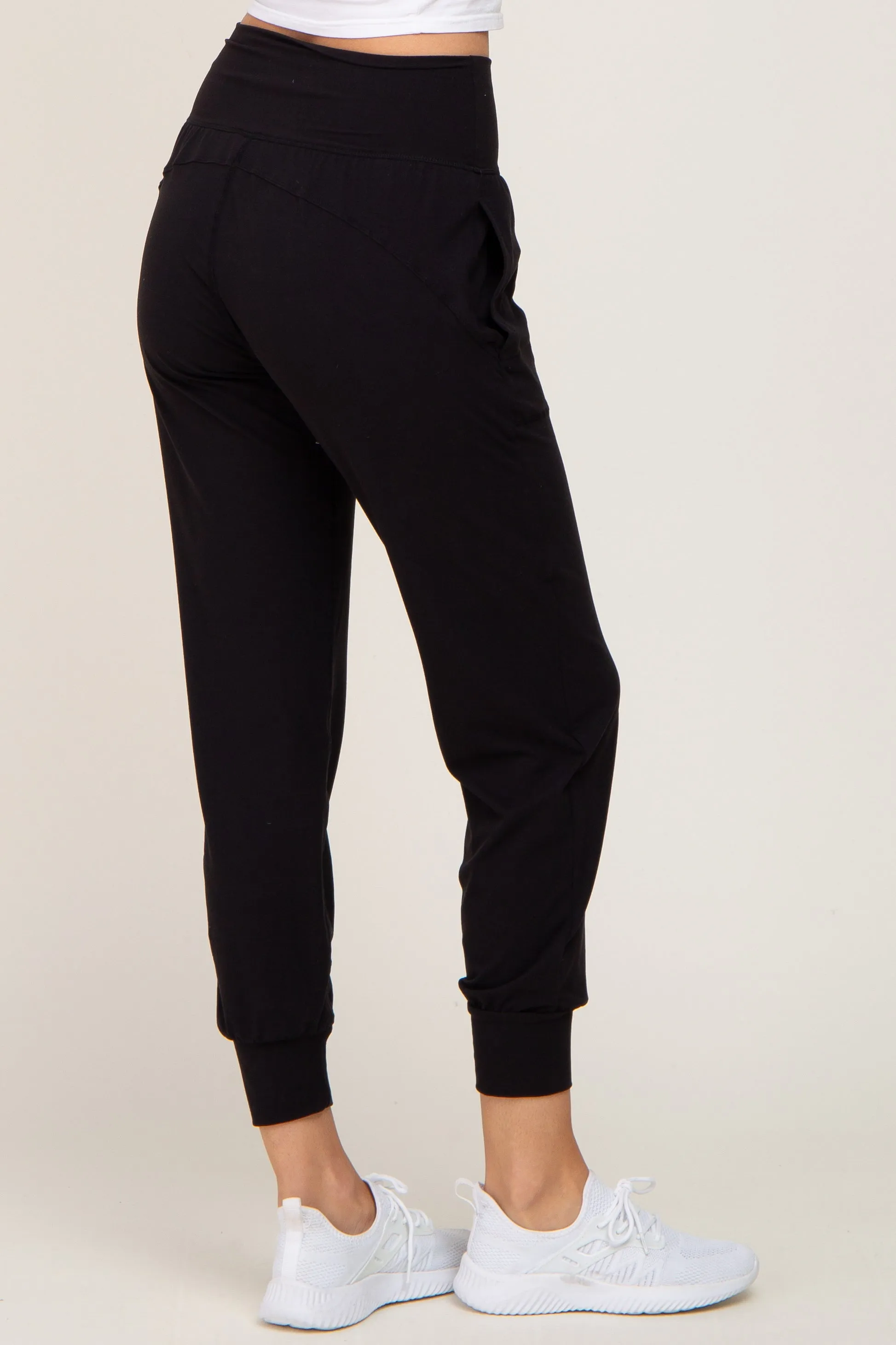 Black Soft Joggers sold by Pinkblush product image thumbnail 4