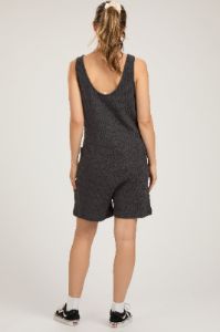 Charcoal Oversized Knit Maternity Romper sold by Pinkblush