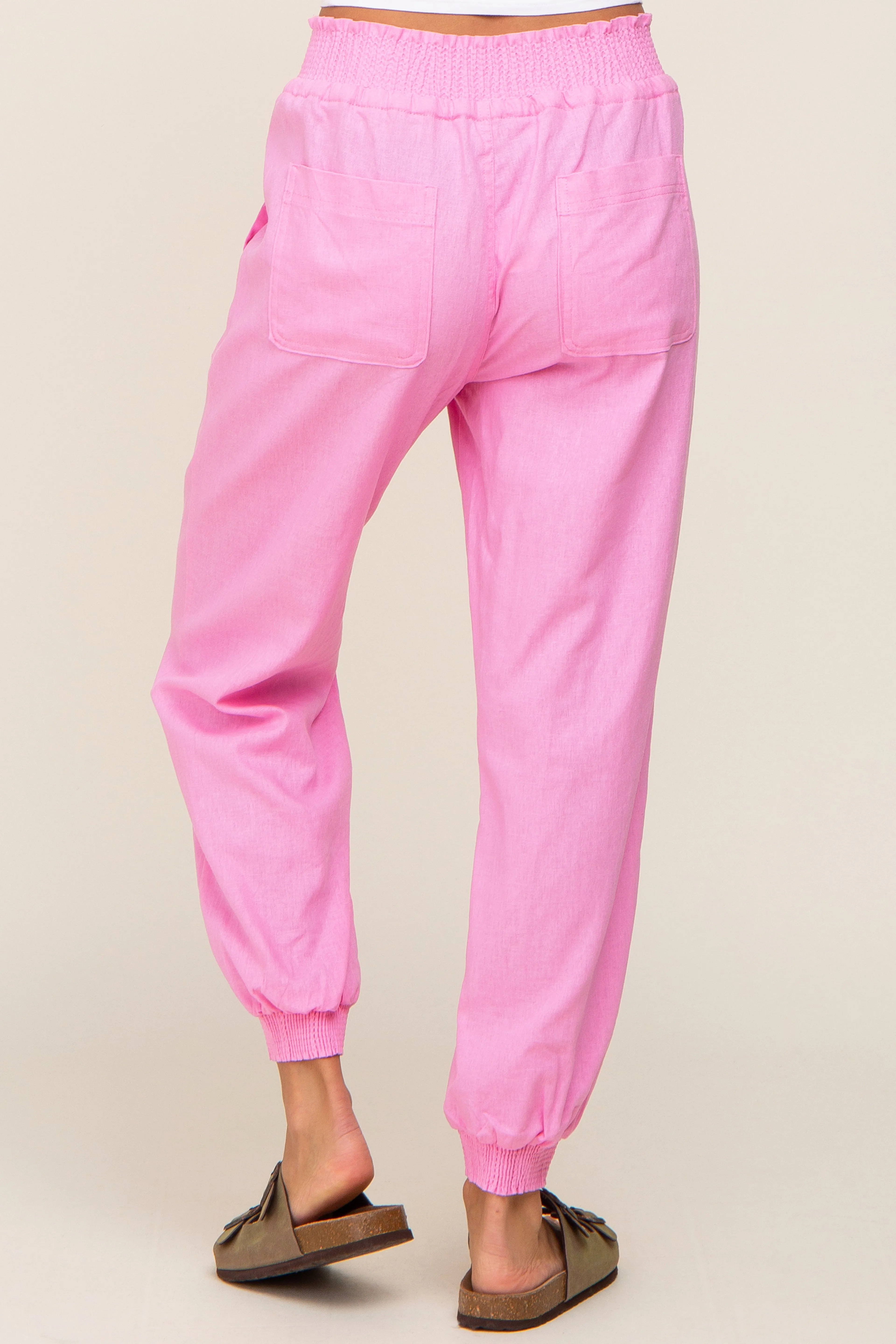 Pink Smocked Joggers sold by Pinkblush product image thumbnail 4