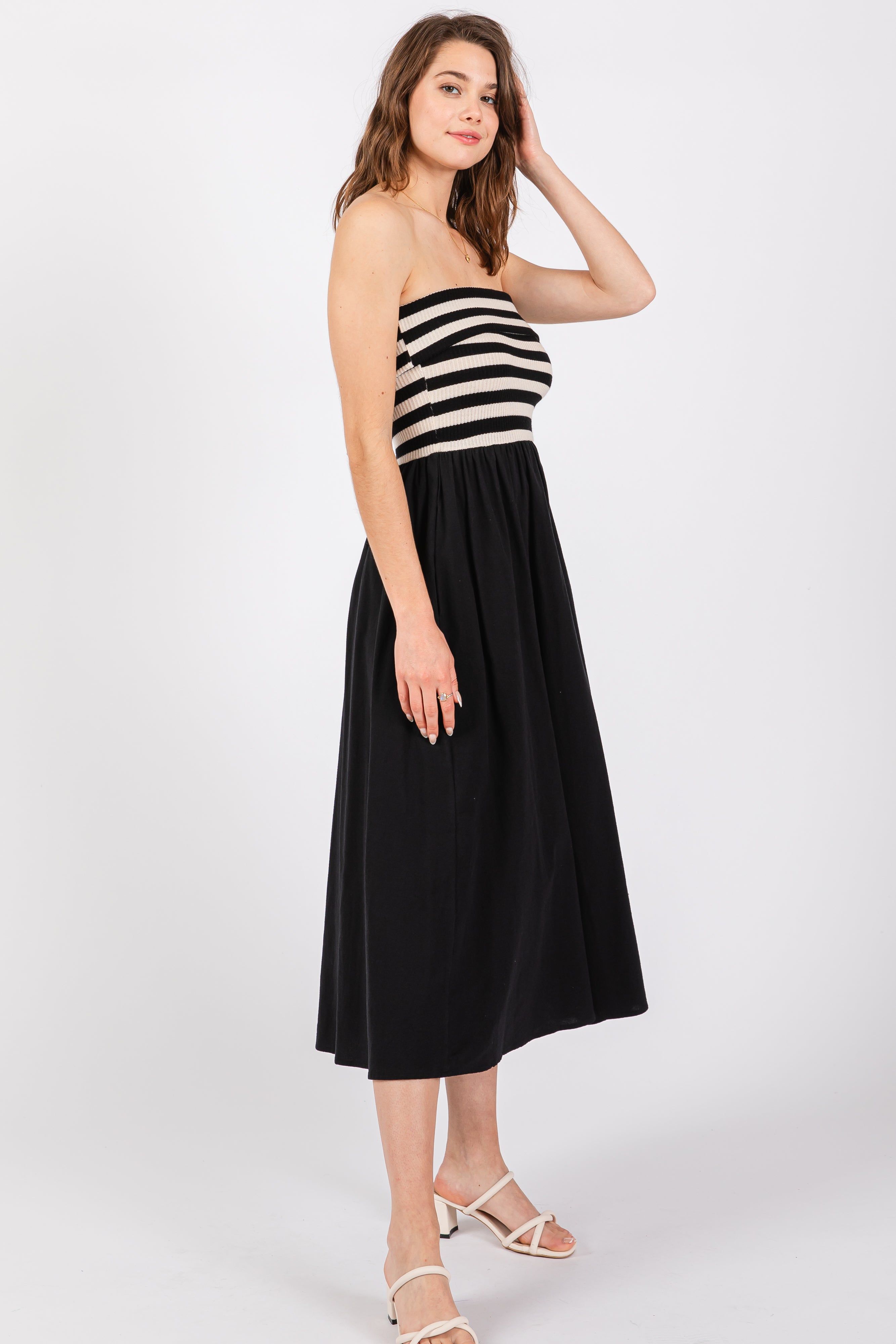 Black Strapless Dress sold by Pinkblush product image thumbnail 2