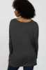 Charcoal V-Neck Top sold by Pinkblush