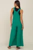 Green Maternity Wide Leg Jumpsuit sold by Pinkblush