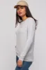 Heather Grey Knit Long Sleeve Top sold by Pinkblush