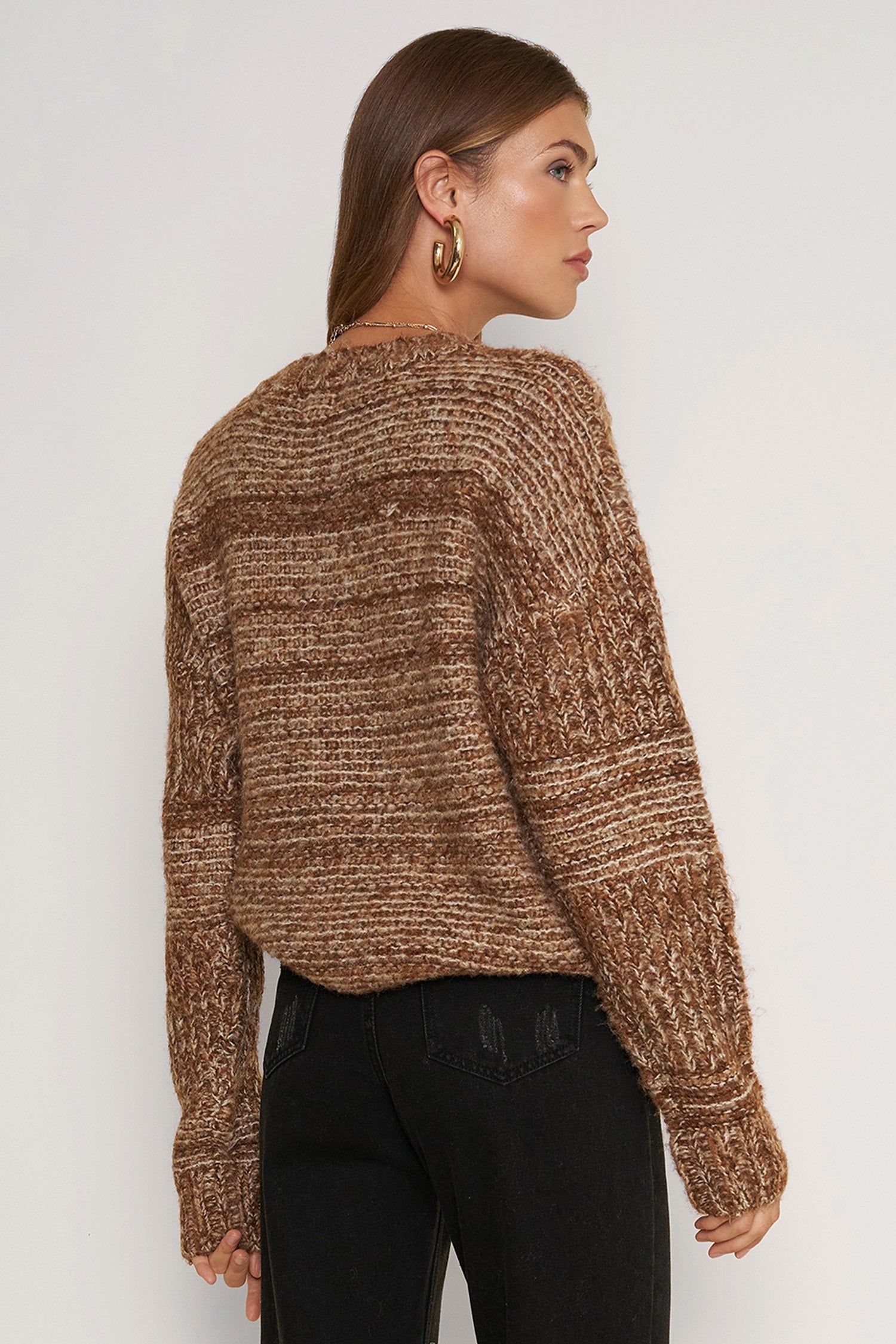 Brown Knit Sweater sold by Pinkblush product image thumbnail 4