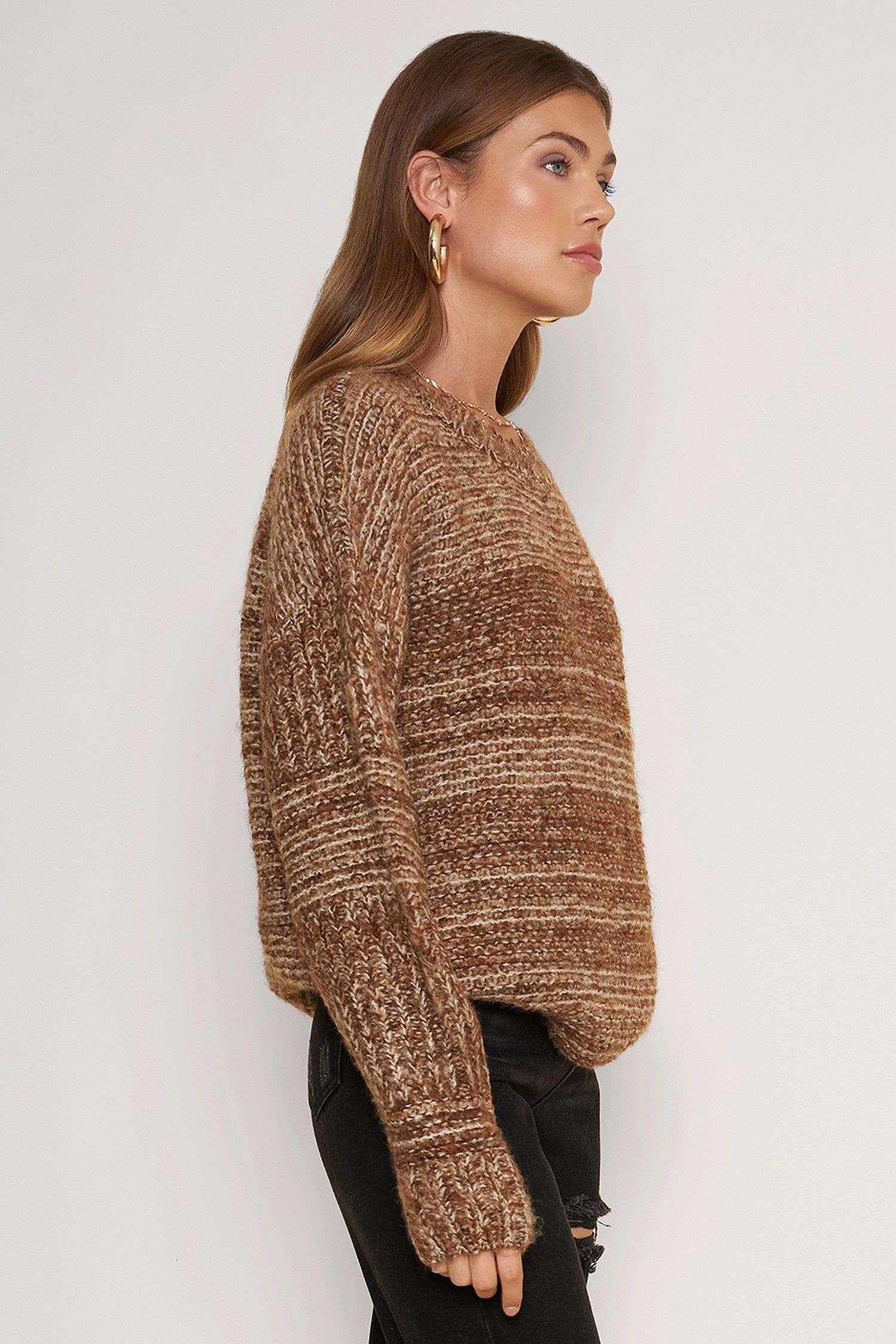 Brown Knit Sweater sold by Pinkblush product image thumbnail 2