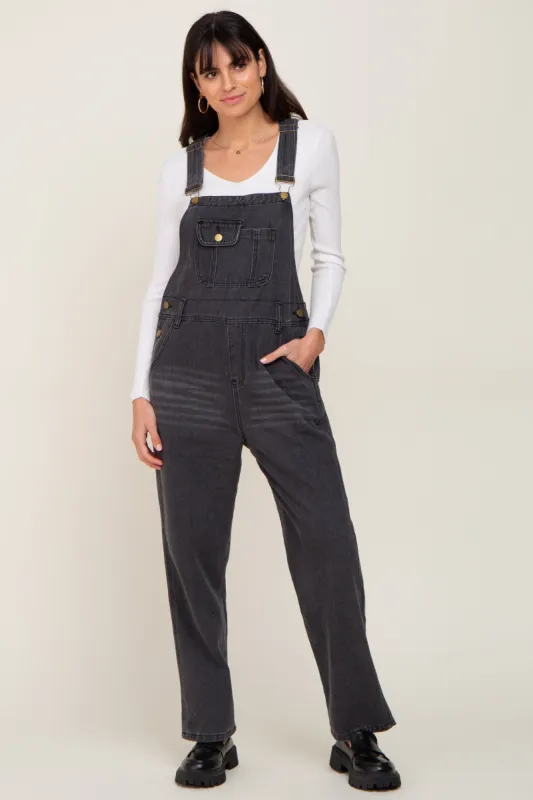 Black Denim Overalls sold by Pinkblush