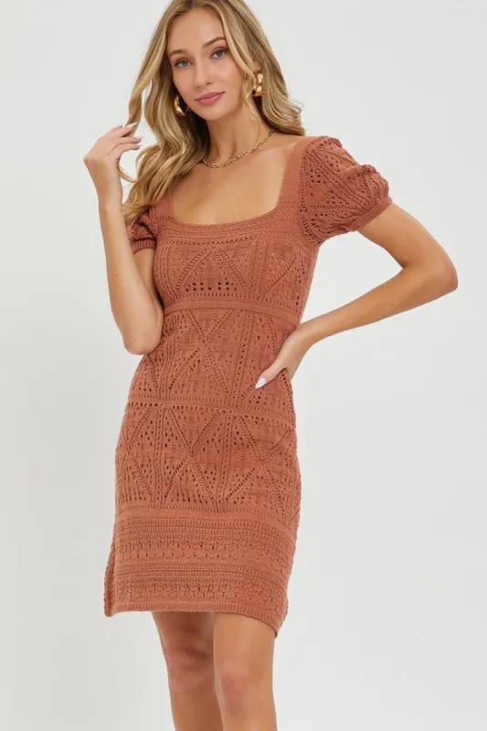 Clay Knit Dress sold by Pinkblush
