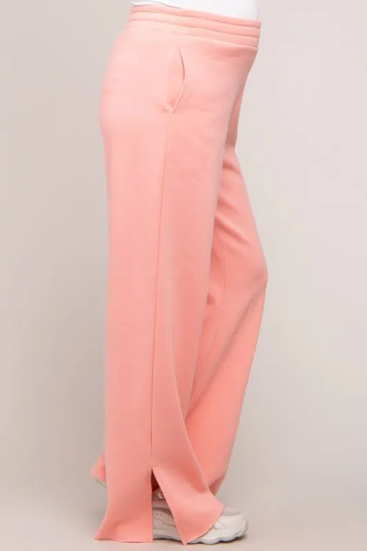 Lavender Floral Chiffon Short Sleeve Side Slit Maxi Dress sold by Pinkblush