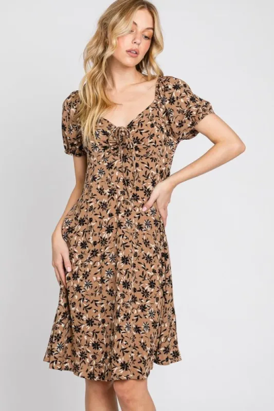 Fuchsia Gingham Textured Tiered Maternity Dress sold by Pinkblush