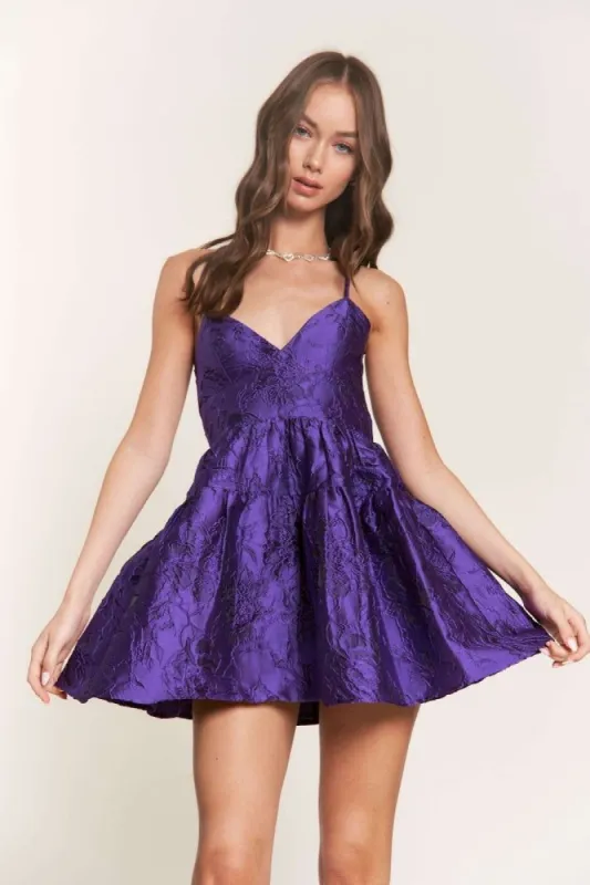 Purple Mini Dress sold by Pinkblush