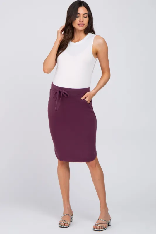 Plum Maternity Skirt sold by Pinkblush