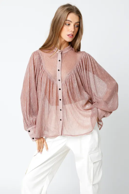 Blush Glitter Shirt sold by Pinkblush