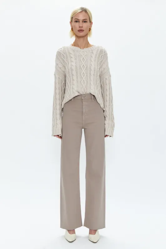 Penny High Rise Wide Leg Burlock made by Pistola