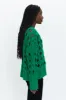 Darya Open Knit Pullover Sweater - Evergreen sold by pistola