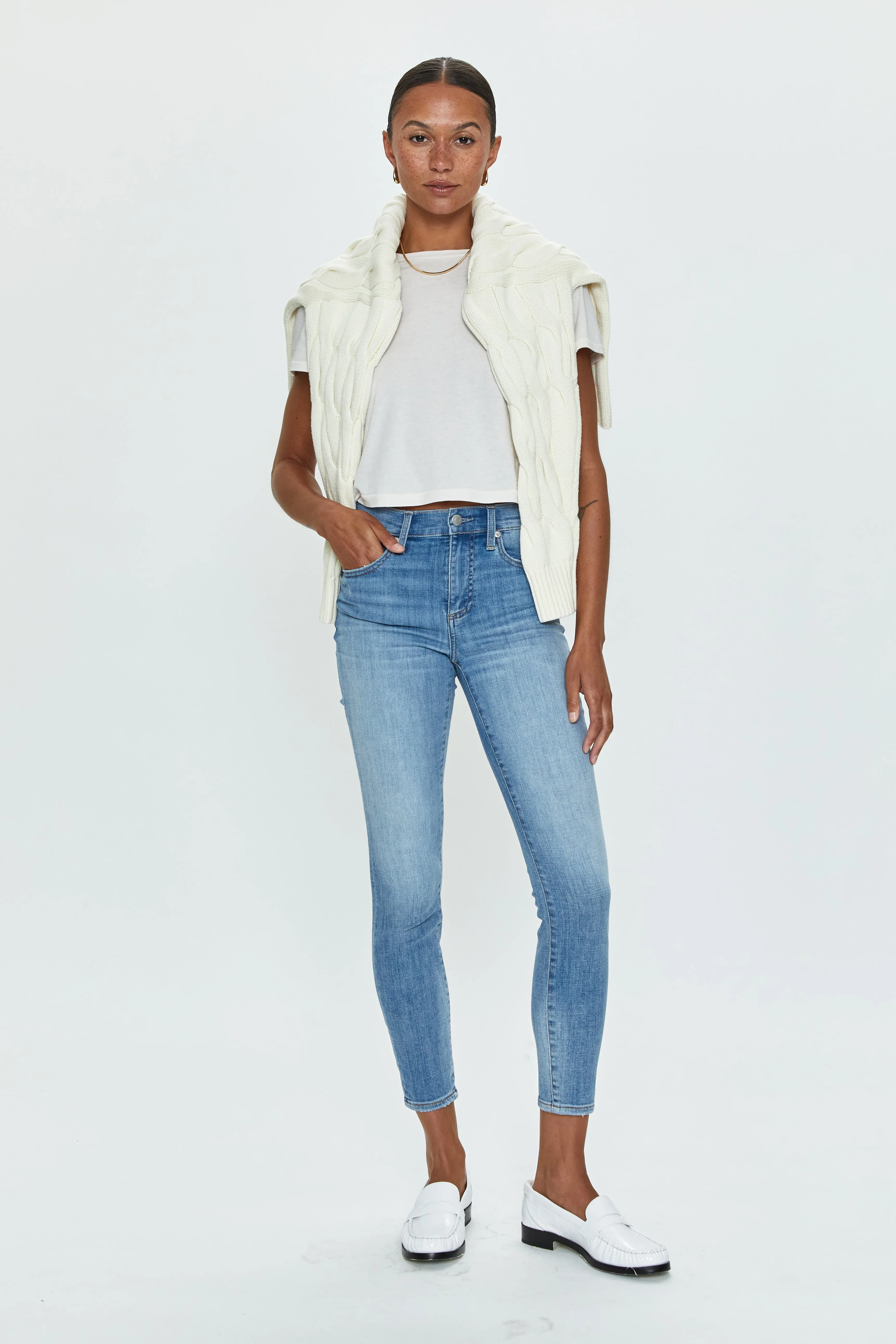 Audrey Mid Rise Skinny - Lookout Vintage sold by pistola product image thumbnail 5