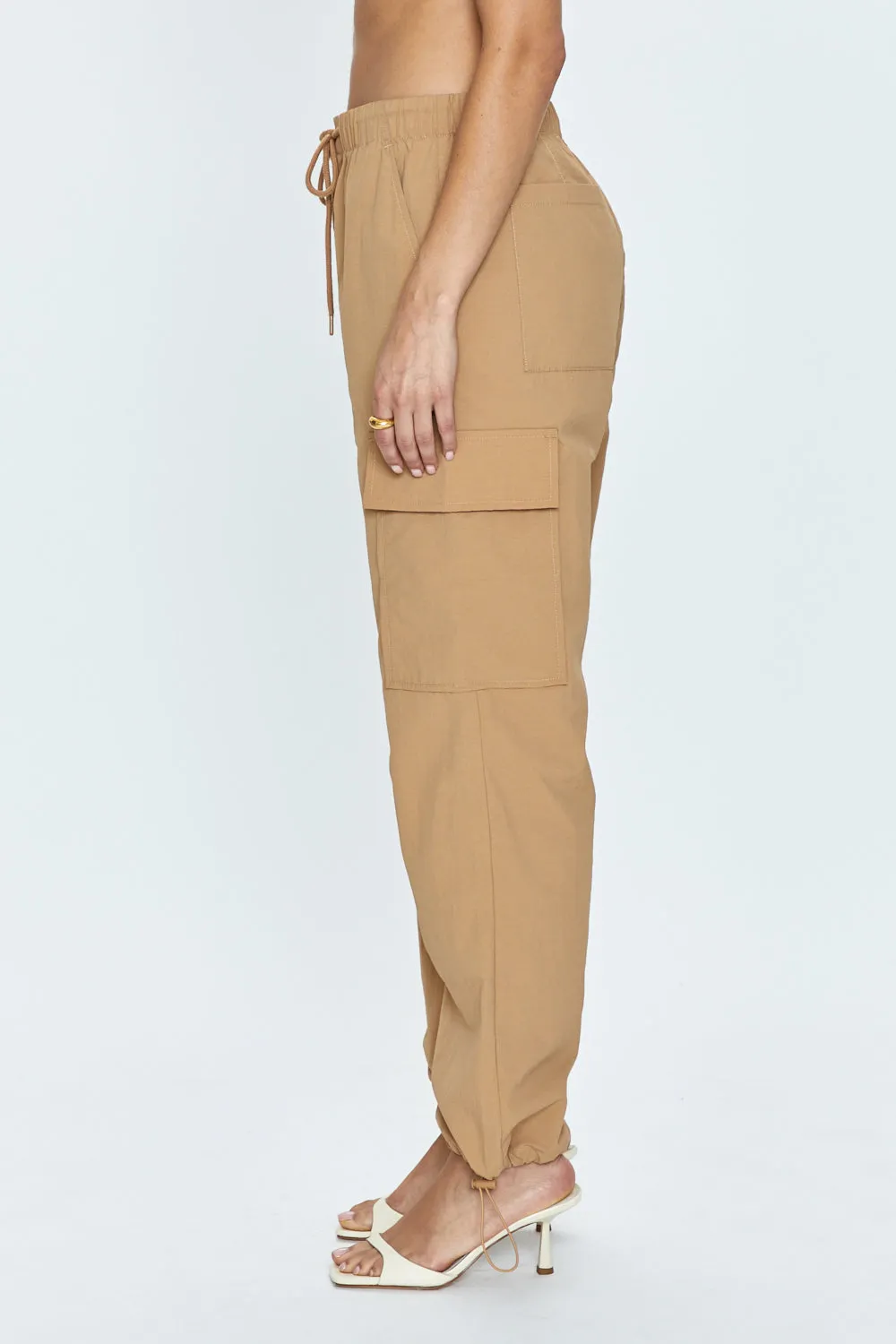 Jade Cargo Trouser - Camel sold by pistola product image thumbnail 3