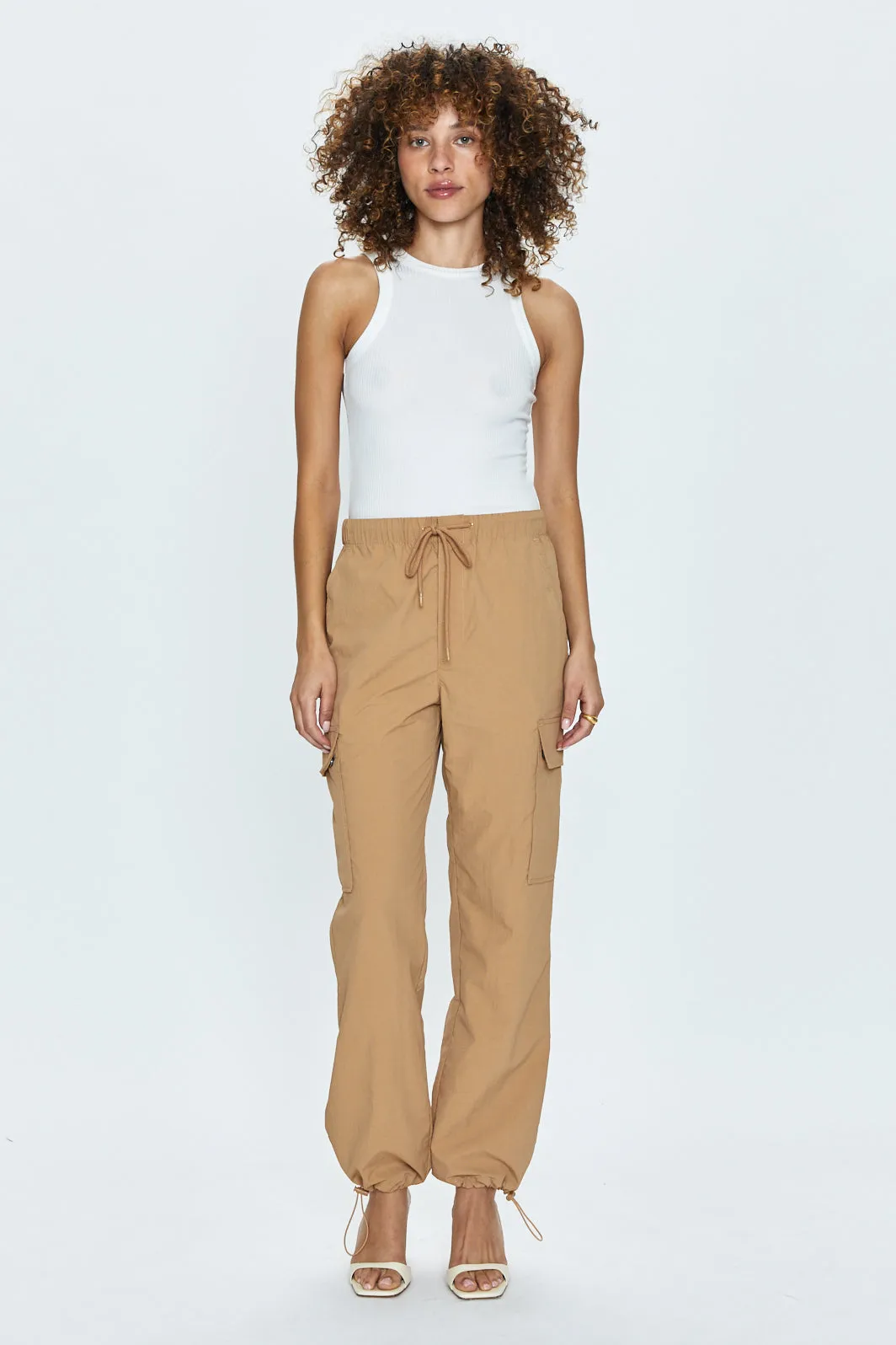 Jade Cargo Trouser - Camel sold by pistola product image thumbnail 5