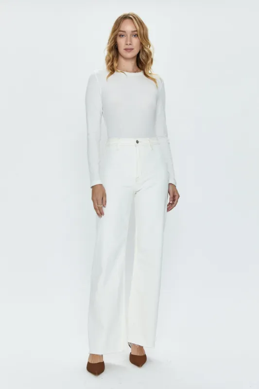 Penny High Rise Wide Leg - Sand sold by pistola