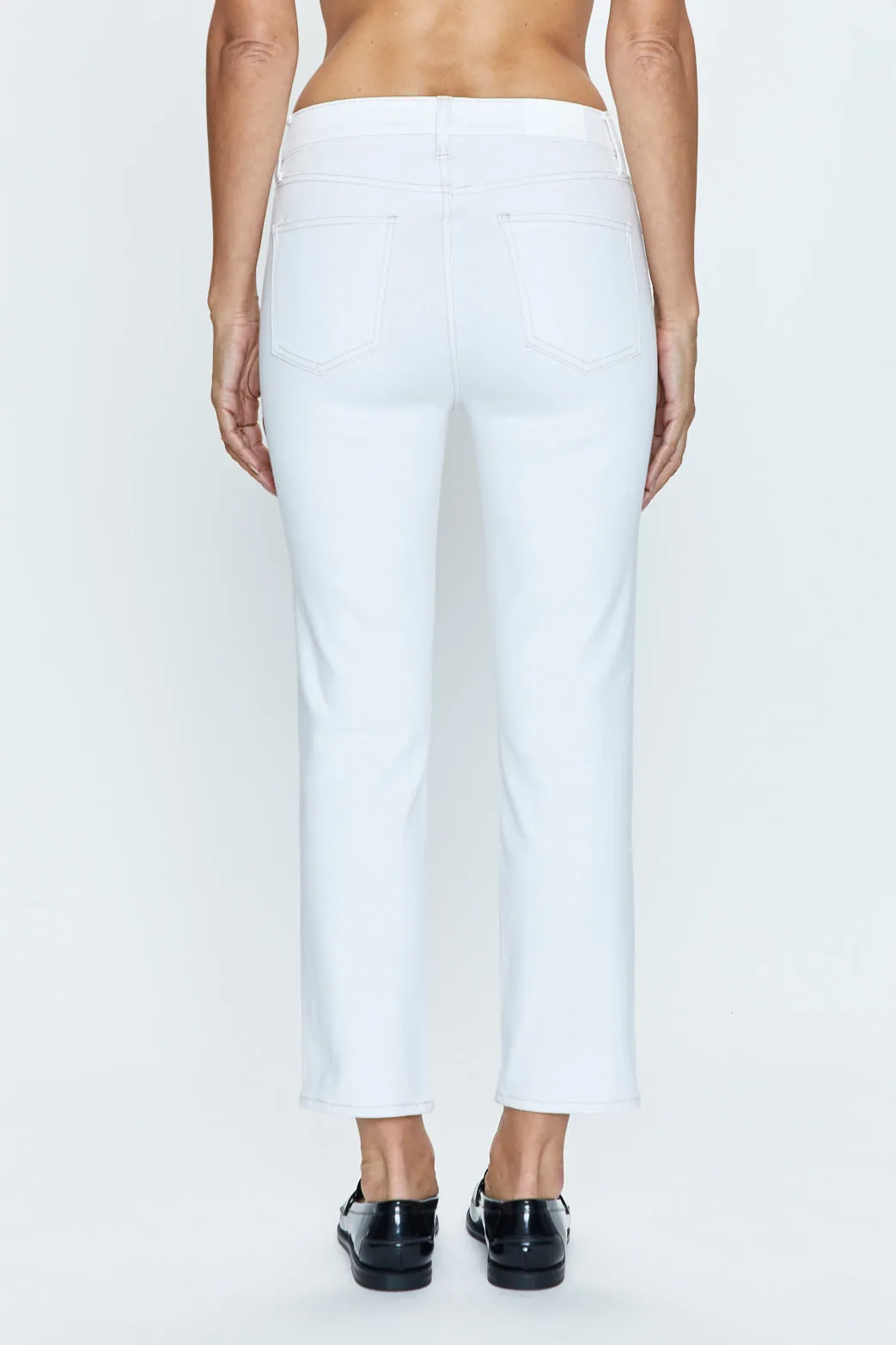 Monroe High Rise Cigarette - Le Blanc sold by pistola product image thumbnail 4